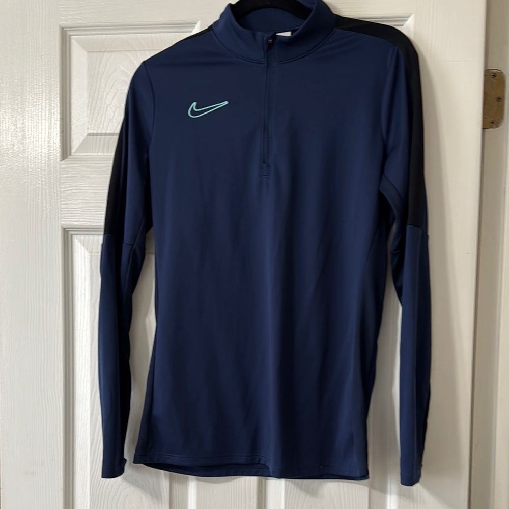 Nike Navy Blue Quarter-Zip Pullover